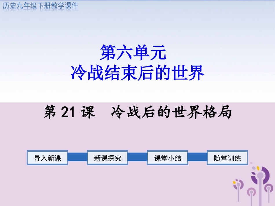 第21课冷战后的世界格局-(3)_第1页