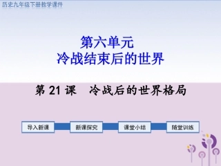 第21课冷战后的世界格局-(3)