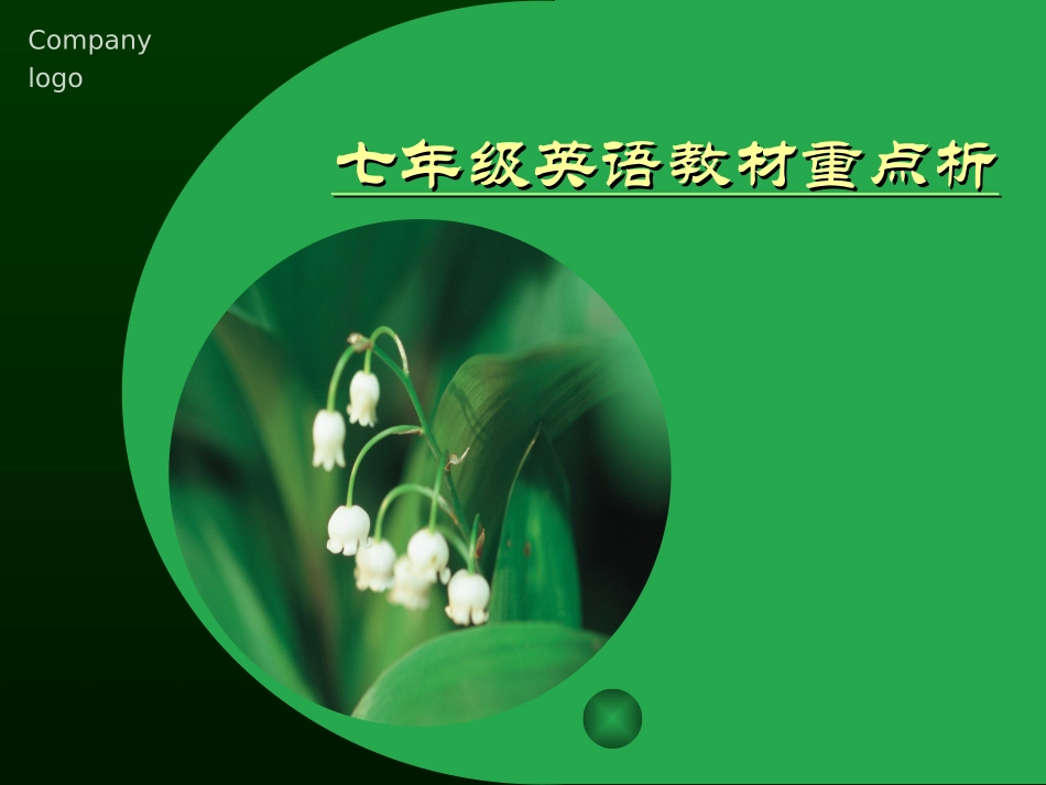 七年级英语教学重点析_第1页