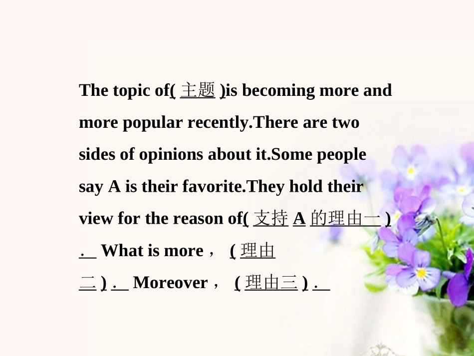 2013届高考英语一轮复习-专项提能计划-书面表达课件(二)-外研版_第3页