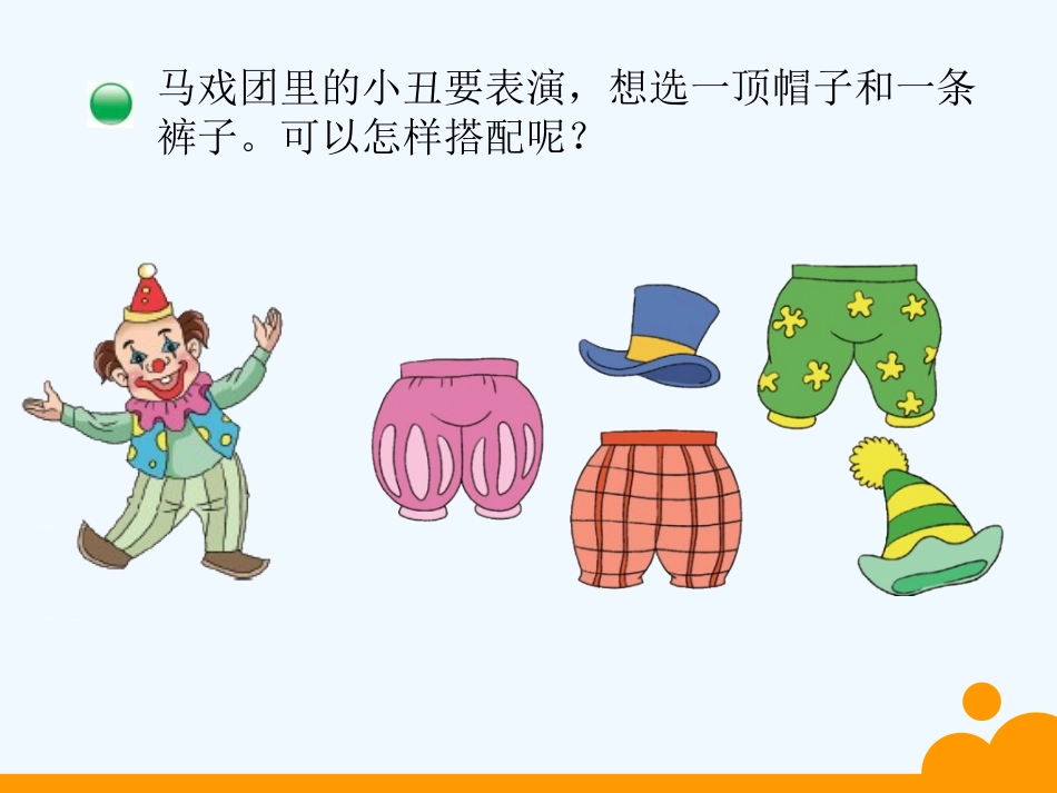 小学数学北师大2011课标版三年级北师大版数学三年级上册《搭配中的学问》课件_第2页