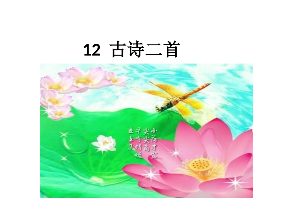 (部编)人教语文2011课标版一年级下册《小池》ppt_第2页