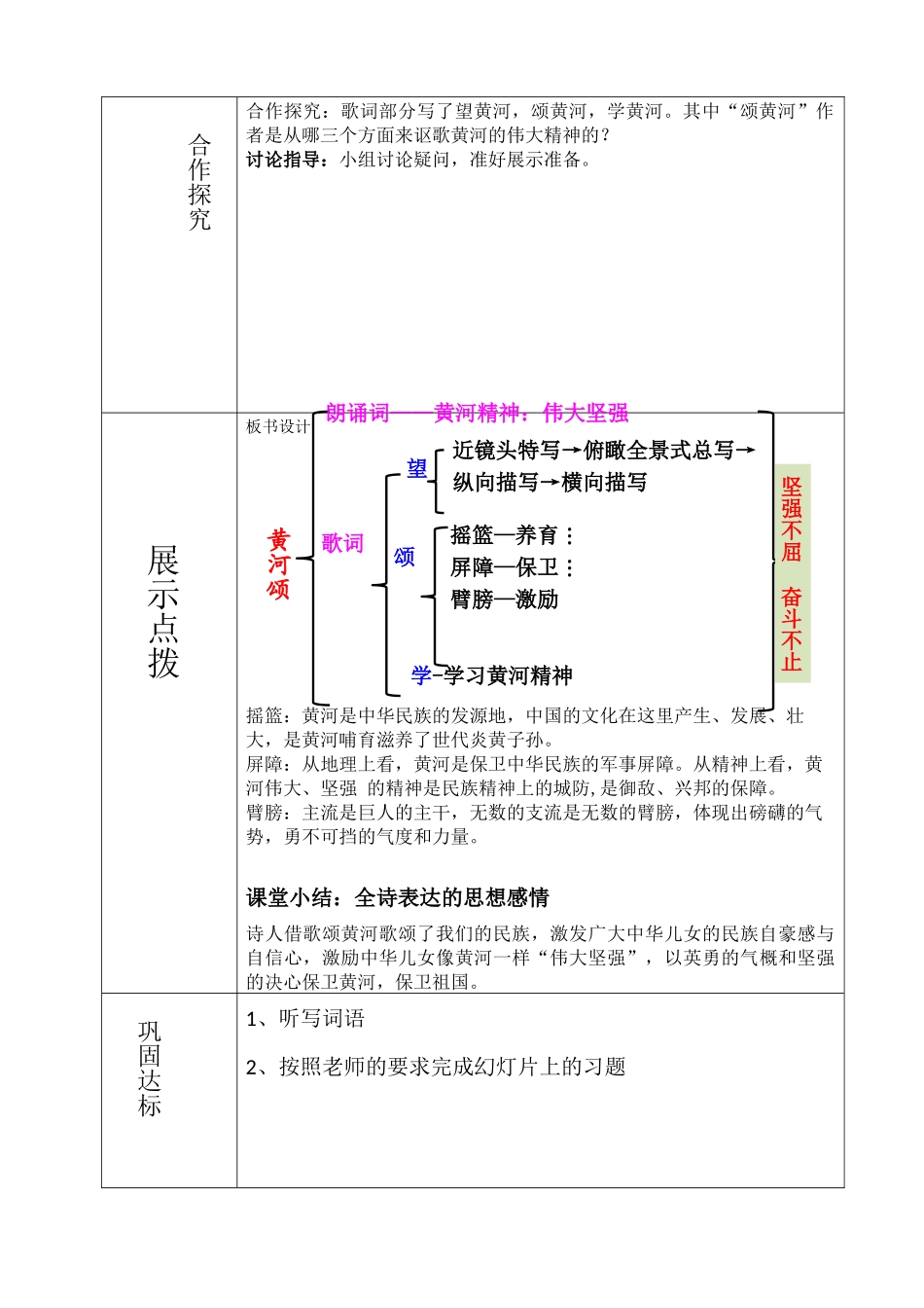 (部编)初中语文人教2011课标版七年级下册黄河颂(第一学时)_第2页