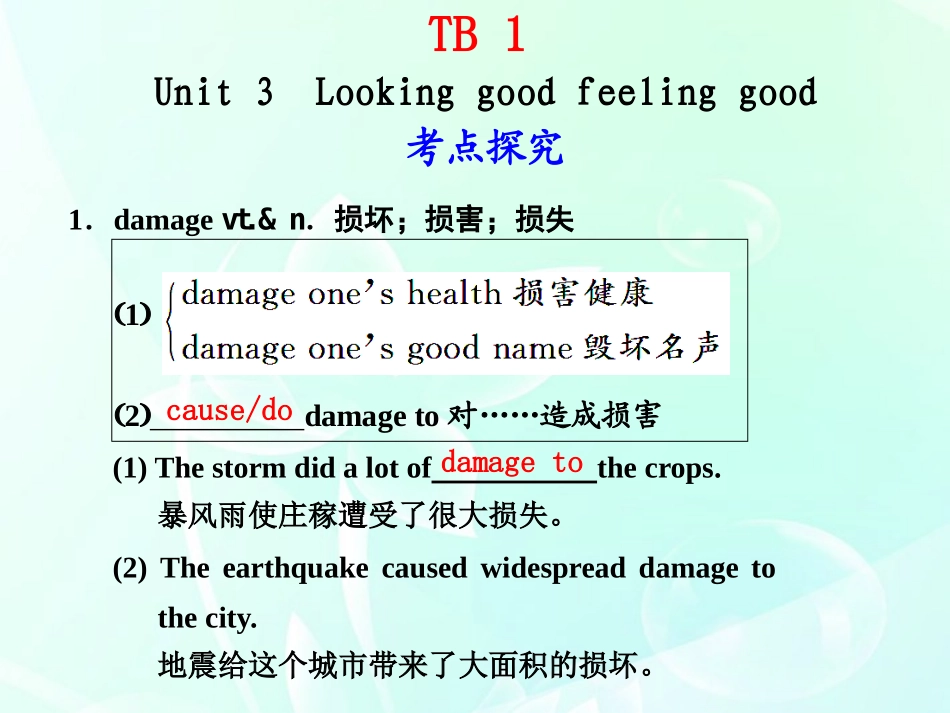 【步步高】2012版高考英语大一轮复习-(宁、辽、琼、黑、晋)专用TB1--Unit3课件-外研版_第1页