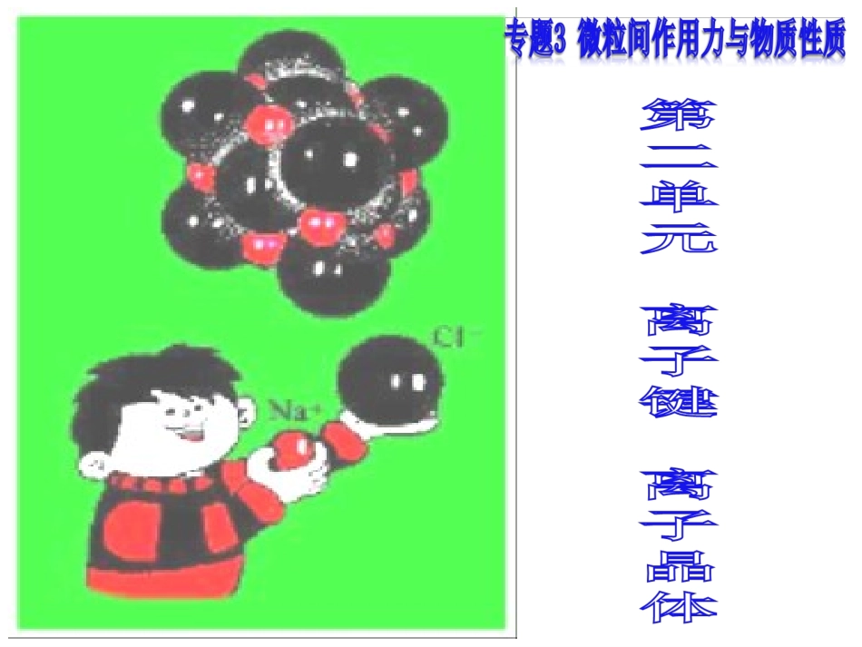 第二单元离子键离子晶体_第1页