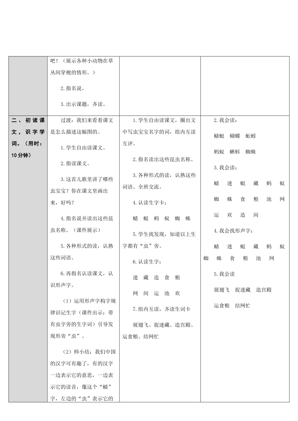 (部编)人教语文2011课标版一年级下册5-动物儿歌_第2页