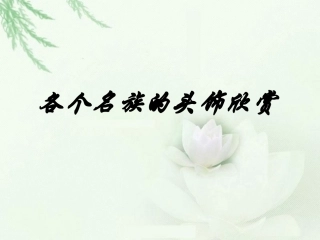 各个民族头饰的欣赏