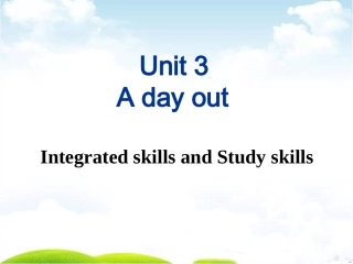 8AUnit3Integrated-skillsandStudy-skills(共25张PPT)