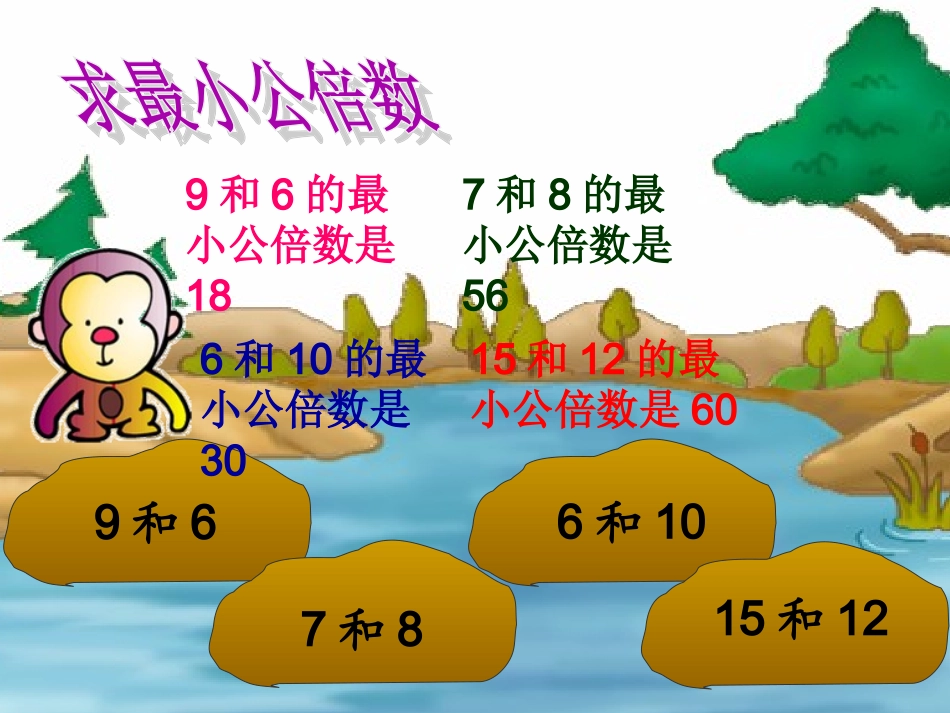 《公倍数和最小公倍数练习课》课件_第2页