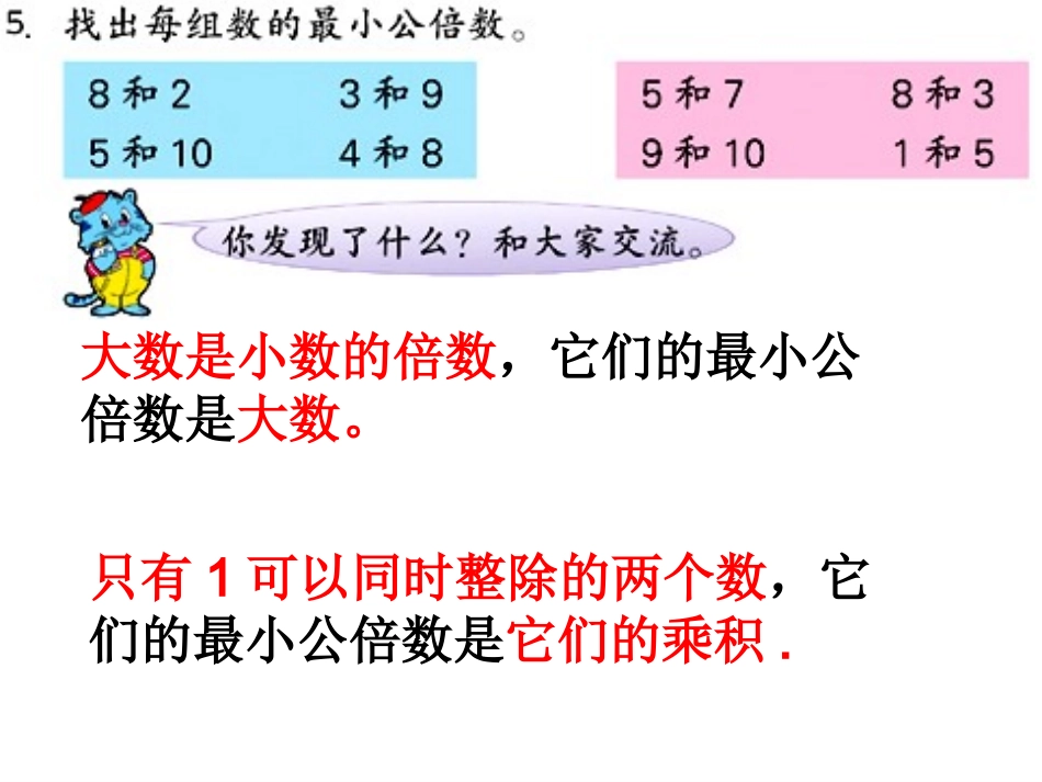 《公倍数和最小公倍数练习课》课件_第3页