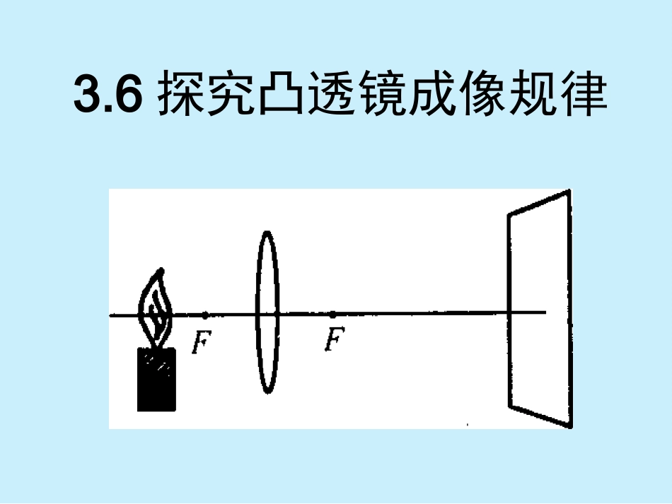 6.探究凸透镜成像规律-(3)_第1页