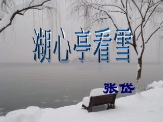 十八湖心亭看雪-(2)