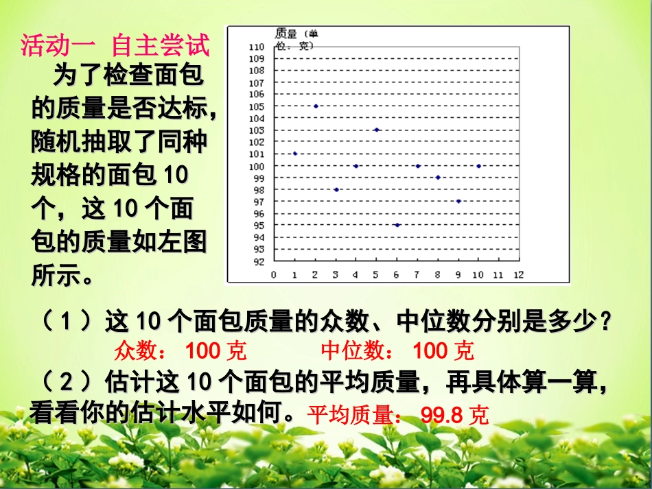 3从统计图分析数据的集中趋势_第2页