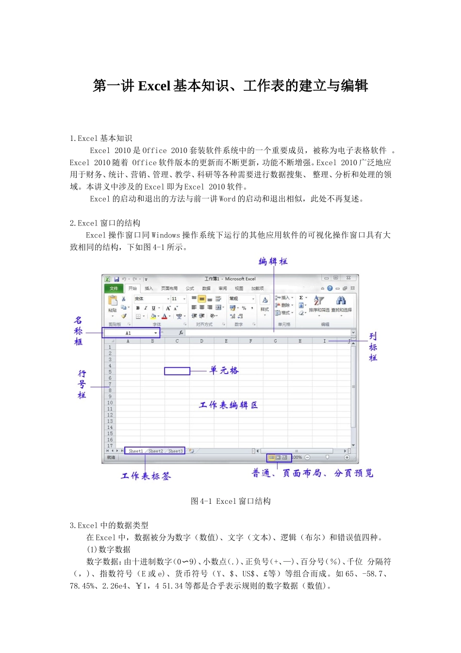 Excel表格制作_第1页