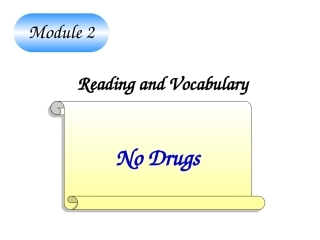 No-Drugs-上课课件