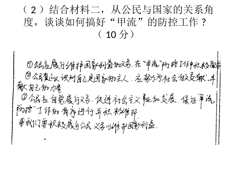 高三政治树立建模思想-有效应对主观题甲流---从公民与国家的关系角度课件人教版_第2页