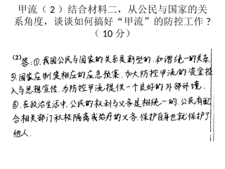 高三政治树立建模思想-有效应对主观题甲流---从公民与国家的关系角度课件人教版