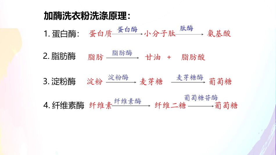 课题研究探究洗衣粉中的酶在洗涤中的作用_第3页