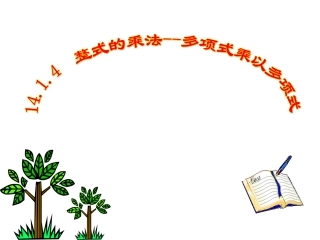 崔似强多项式乘以多项式课件