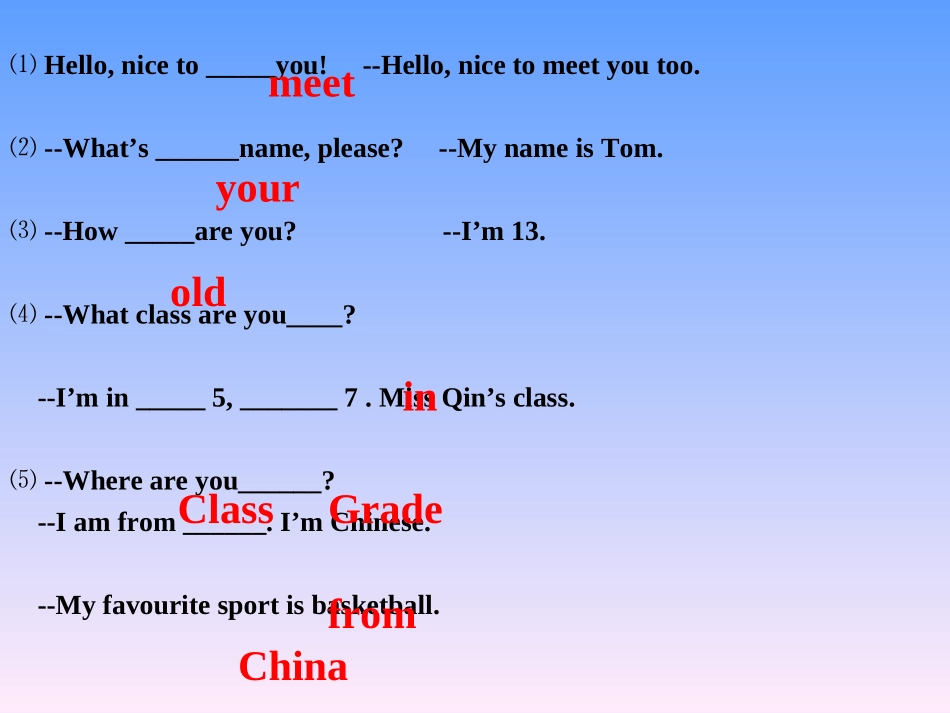 Unit2I'mWangLinglingandI'mthirteenyearsold._第1页