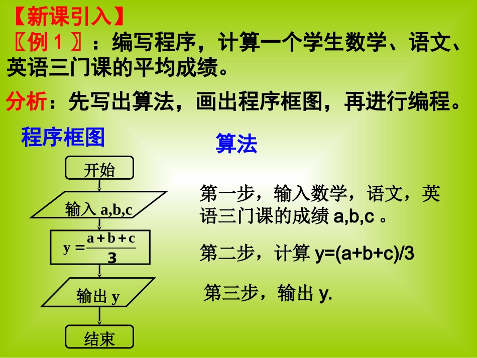 1.2.1输入语句、输出语句和赋值语句_第2页