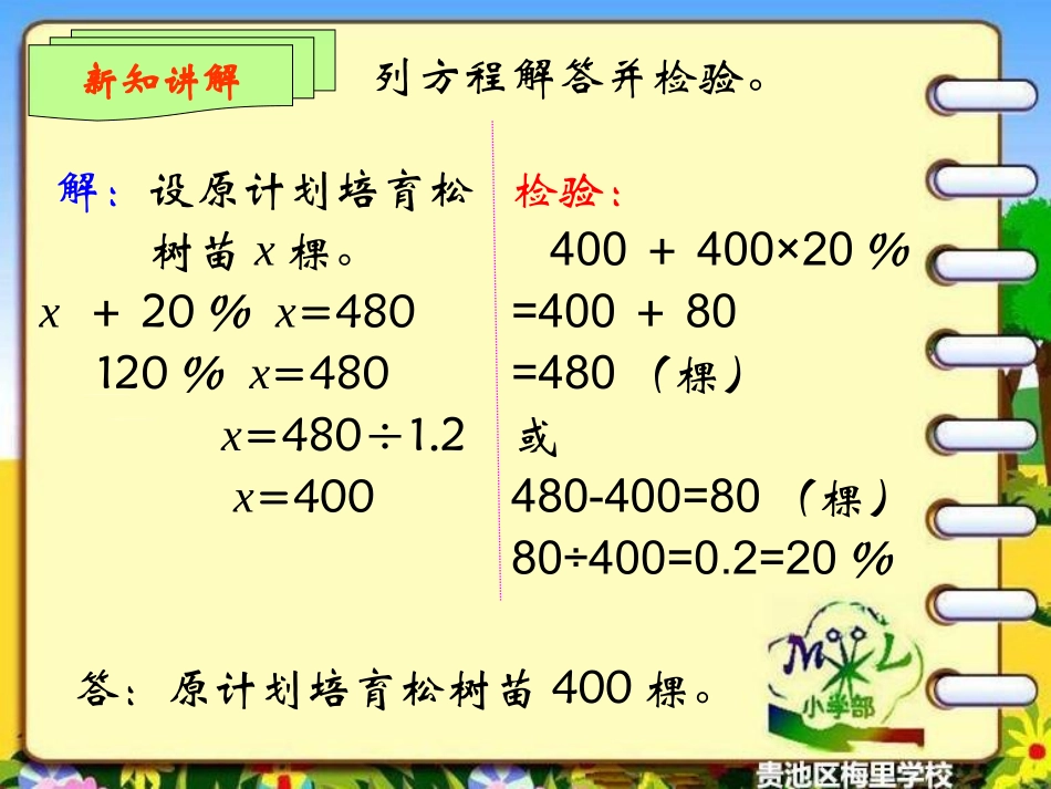 备课中心.小学数学苏教版六年级《列方程解稍复杂的百分数实际问题(2)”-》-课件_第3页