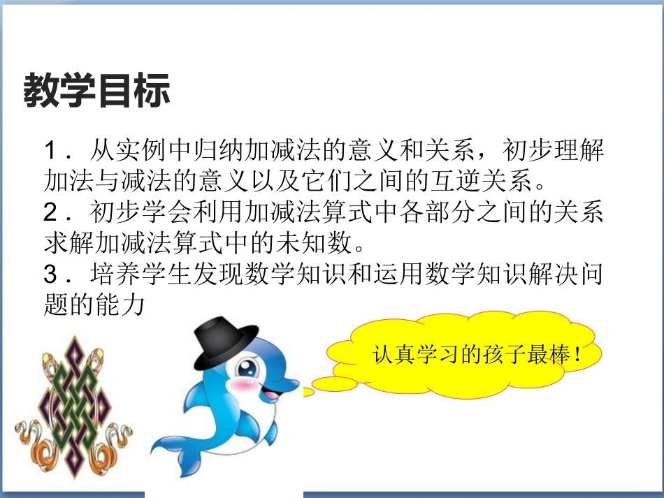 小学数学2011版本小学四年级加减法的意义和各部分间的关系_第3页