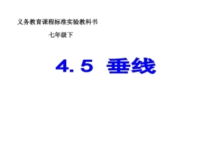 4.5垂线(2)