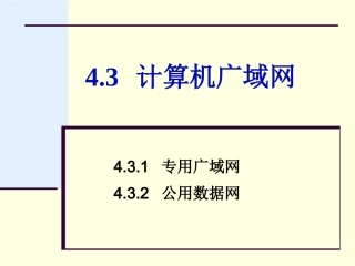 第4章43计算机广域网