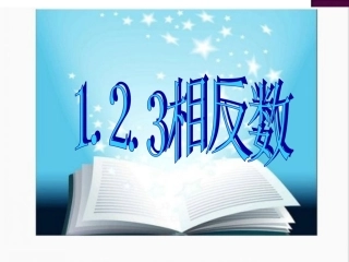 1-2.3相反数
