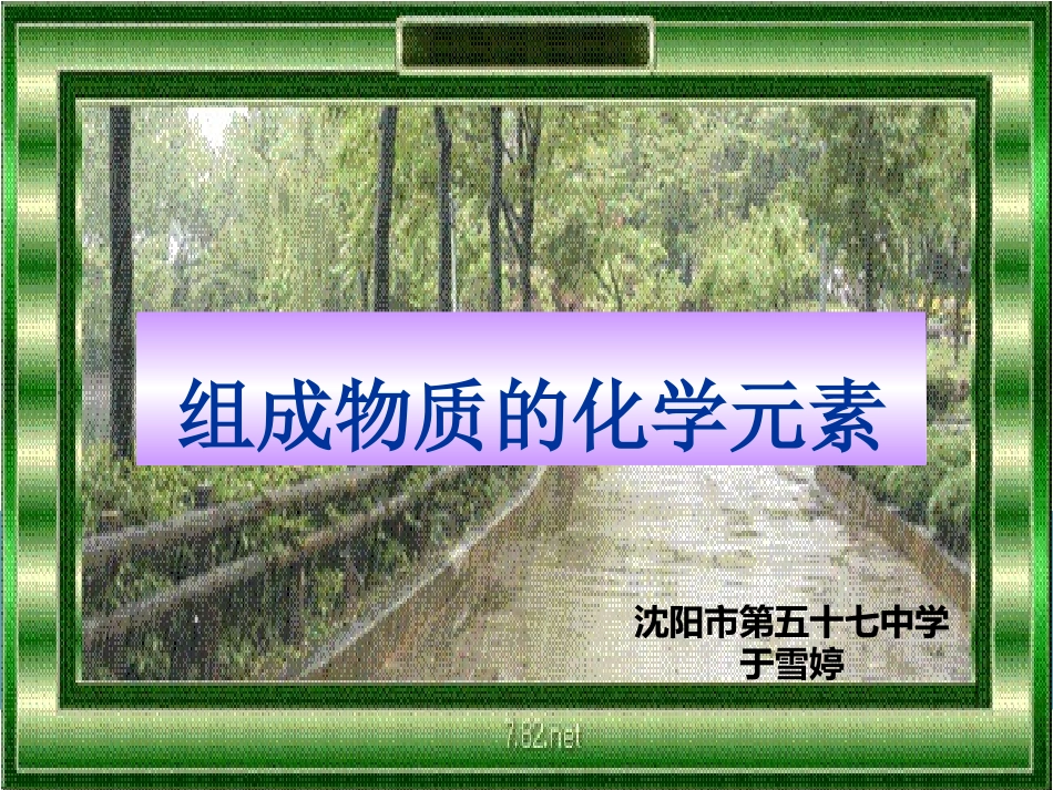 第2节组成物质的化学元素_第1页