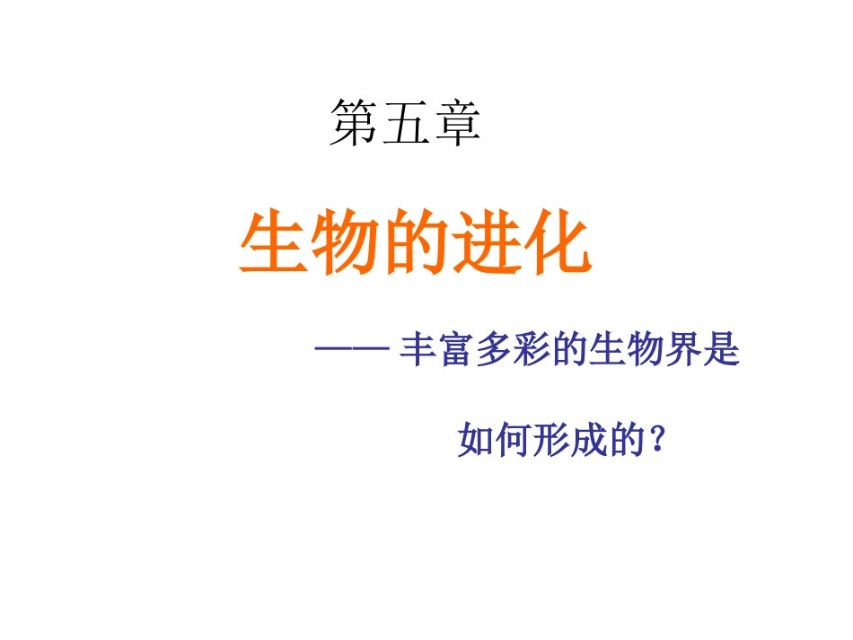 高中生物：生物的进化-课件浙科版必修2_第3页