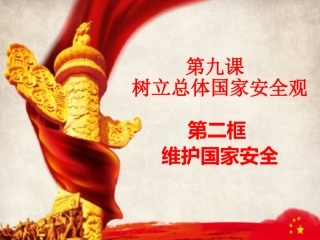 维护国家安全