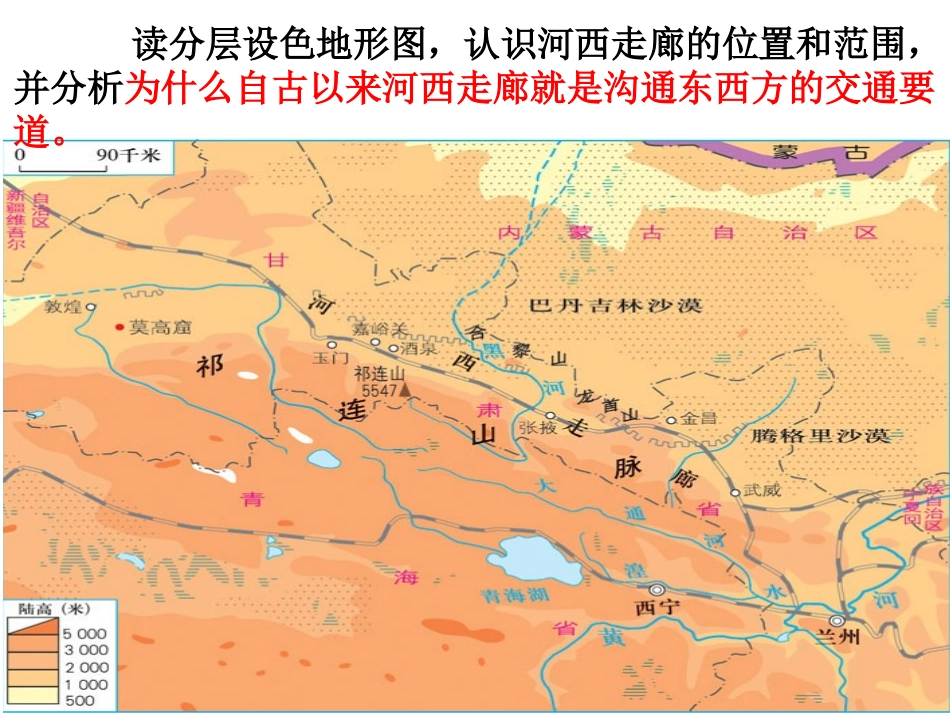 8.2河西走廊──沟通东西方的交通要道_第3页