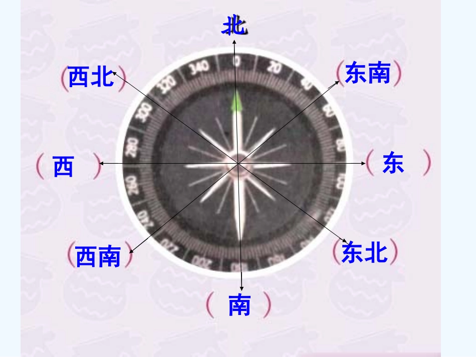 小学数学北师大2011课标版四年级认识方向_第3页