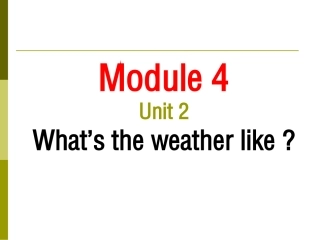 Unit2what'stheweatherlike