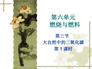 第三节大自然中的二氧化碳