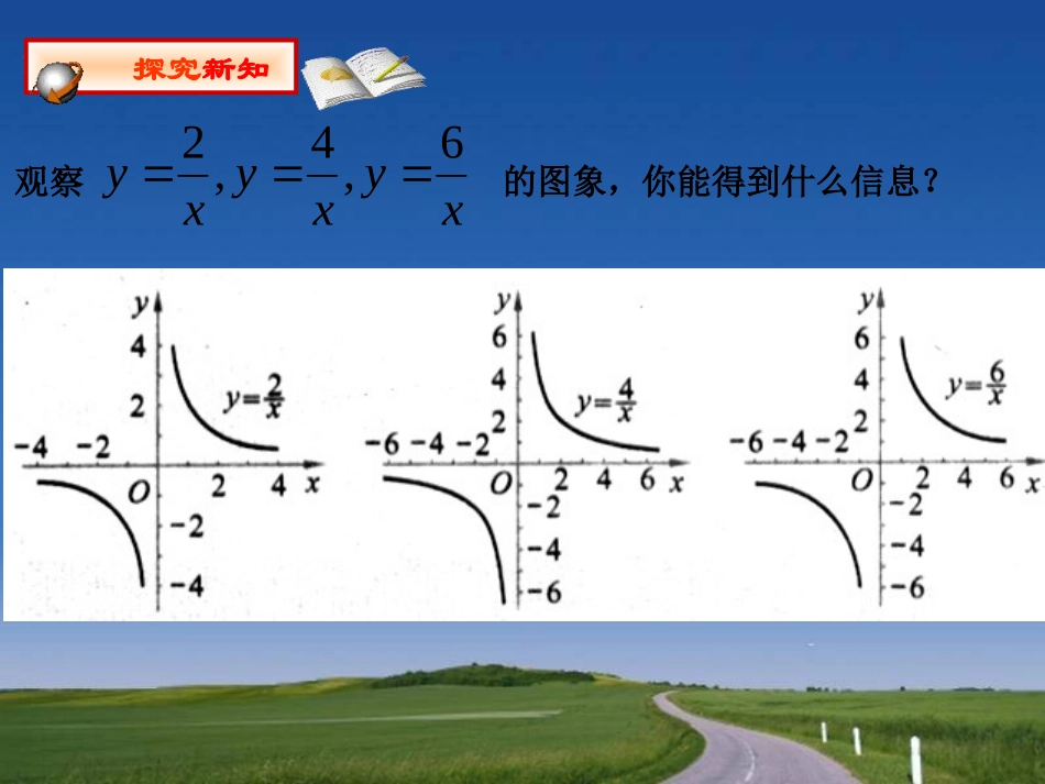反比例函数的图象与性质(二)演示文稿_第3页