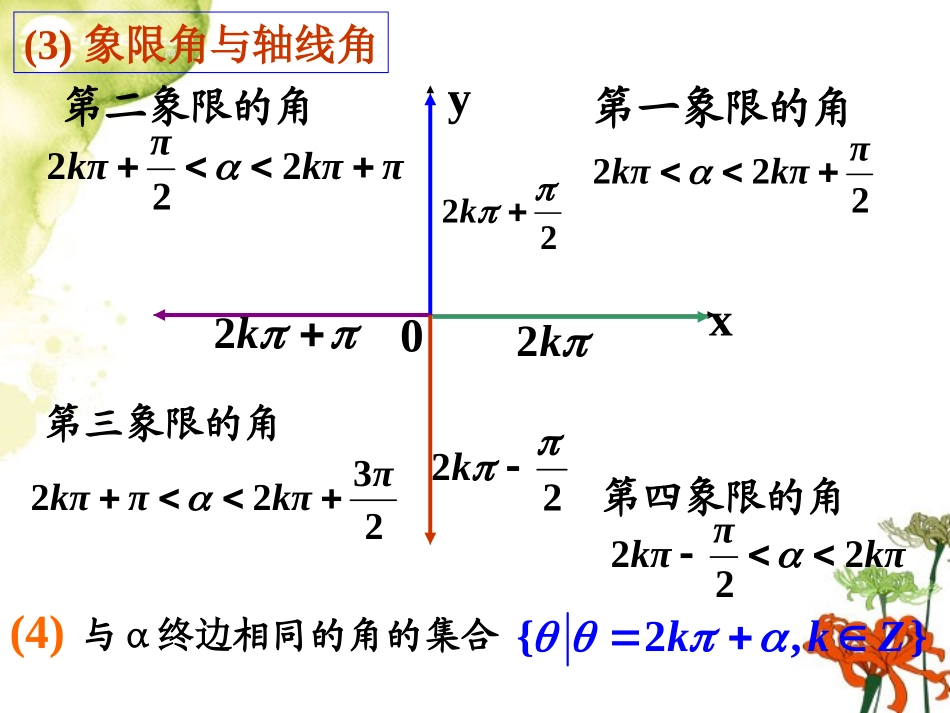 广东省连州市高一数学《任意角的三角函数》课件_第3页