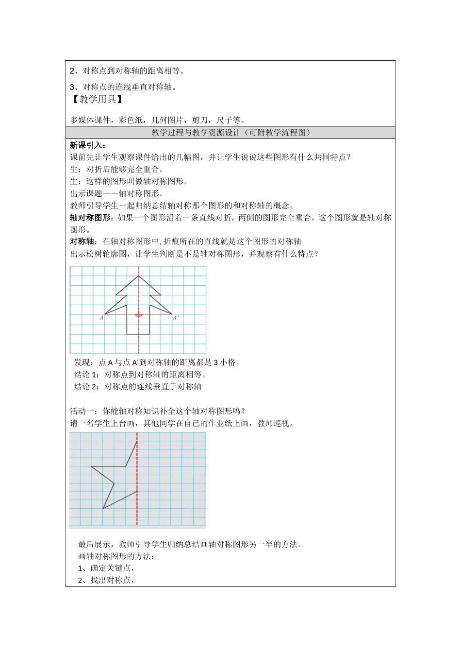 人教2011版小学数学四年级图形运动——轴对称_第2页