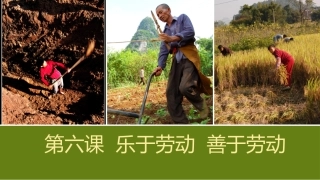 第六课乐于劳动-善于劳动
