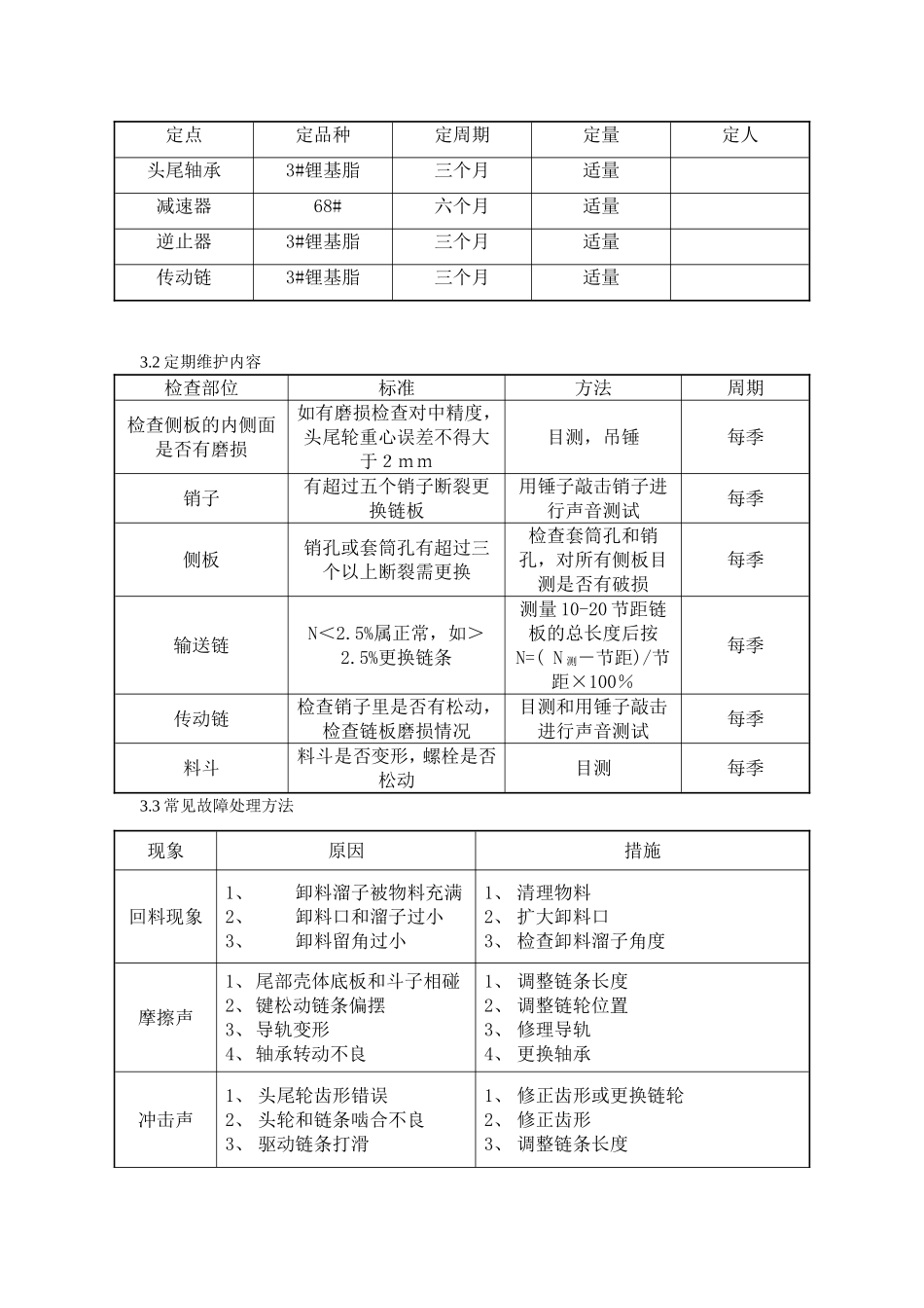 02斗式提升机检修技术规程_第2页