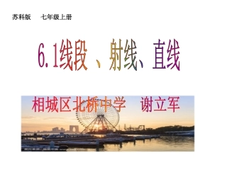 6.1线段、射线、直线-(2)