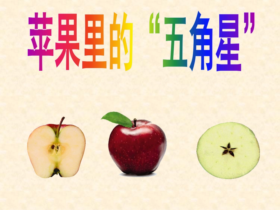 5《苹果里的五角星》PPT课件_第2页