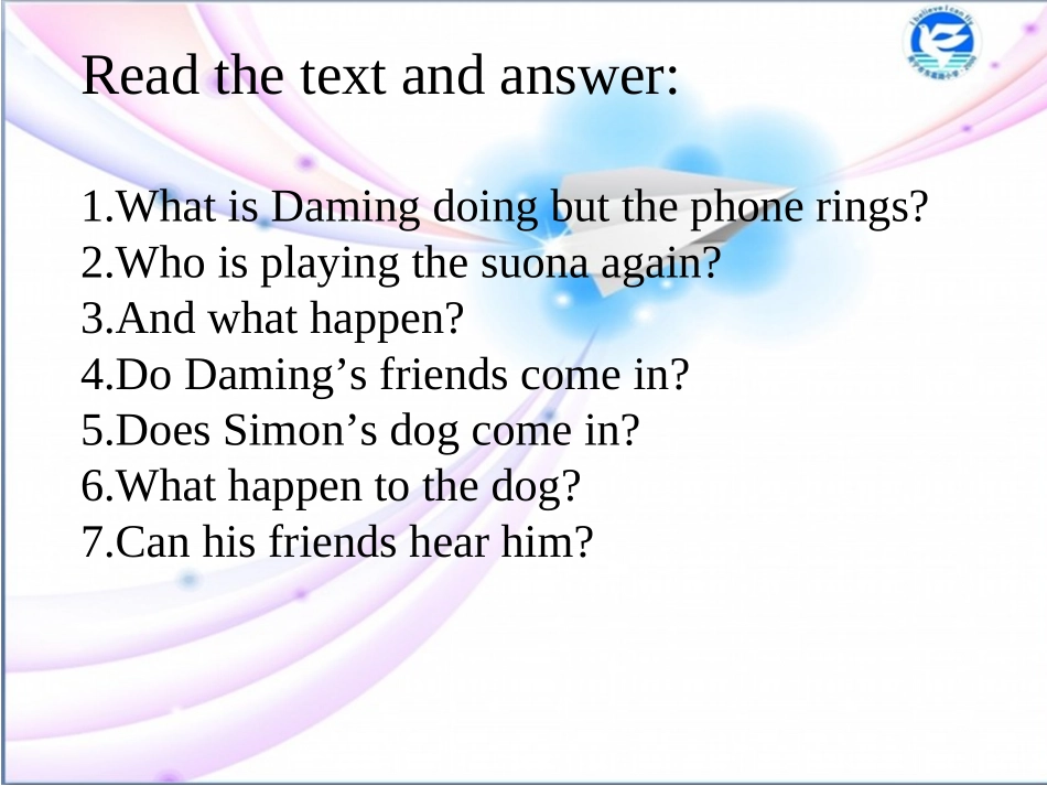 Unit1Heisplayingthesuona-butthephonerings.-(3)_第3页