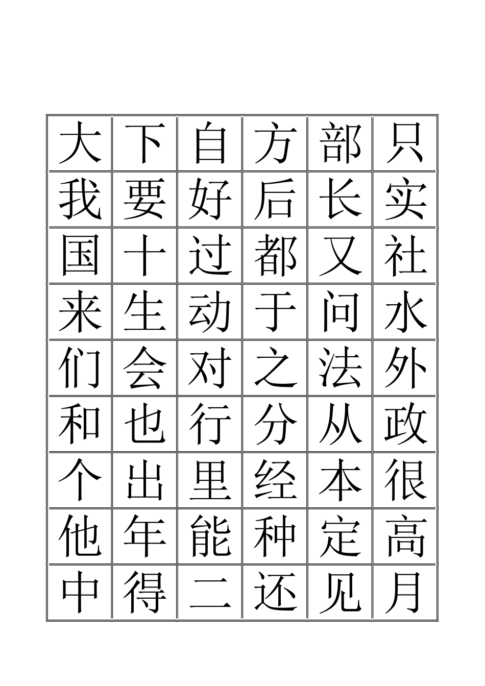 3000汉字识字表完整_第2页