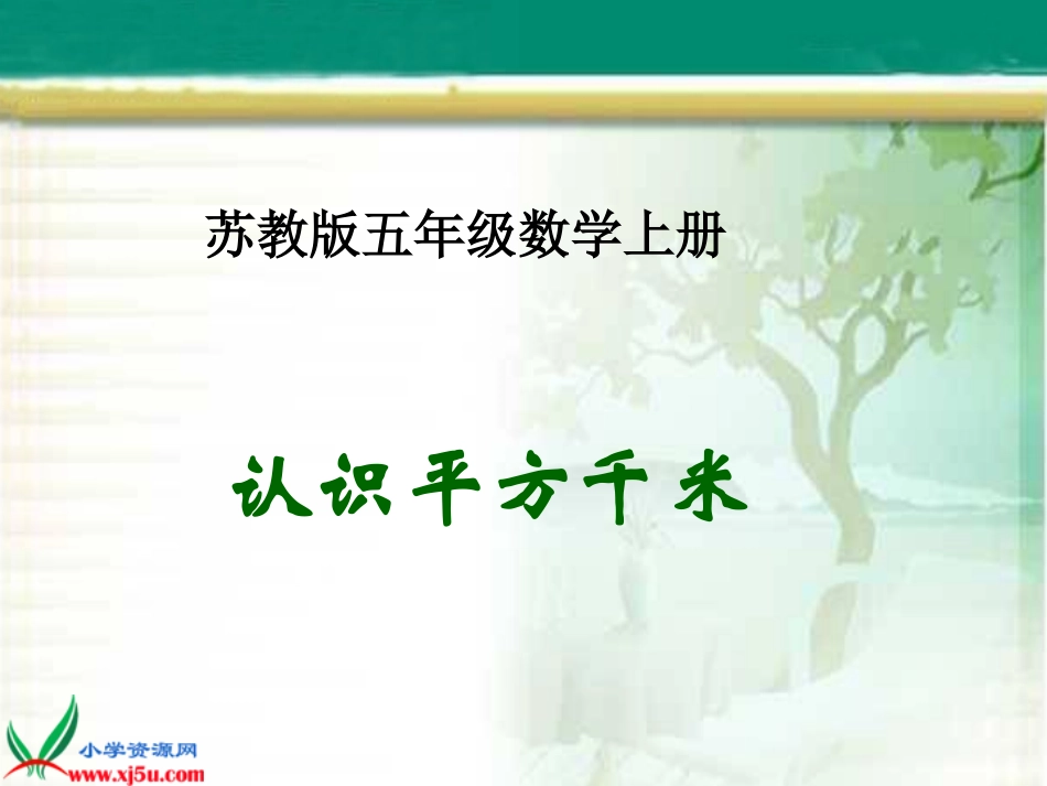 7.认识平方千米_第1页