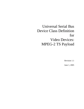 USB_Video_Payload_MPEG-2_TS_1.1原版完整文件