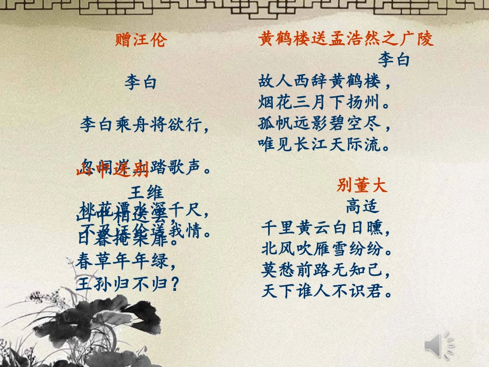 修改《送元二使安西》ppt_第2页