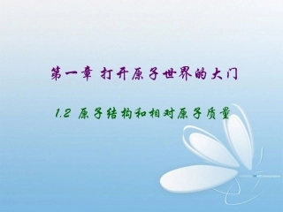 高一化学上册-1.2《原子结构和相对原子质量》课件3-沪科版
